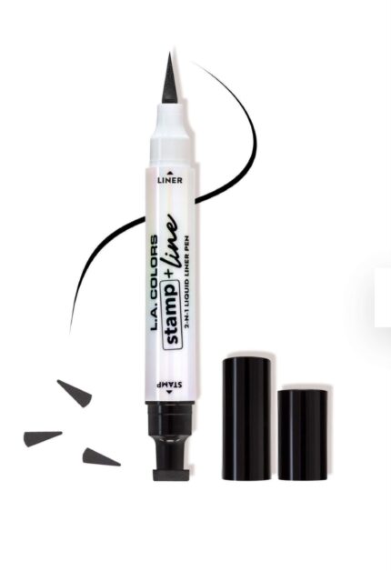 l.a colors Stamp+liner Double Wing Black