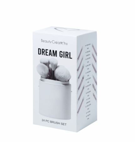 DREAM GIRL BROCHA DE 24 PIEZAS Blancas